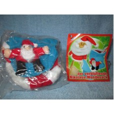 Святой Николай Санта Клаус Мешок для подарков и игрушка на руку + вкладыш