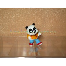 Панды - Панда-мальчик в синих штанах с подтяжками
