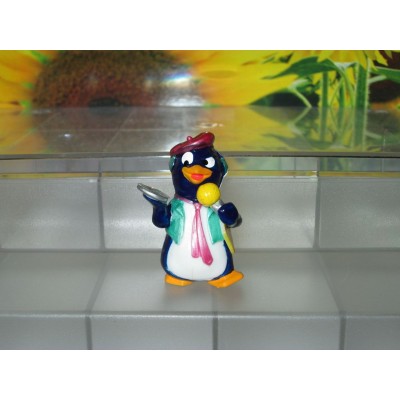 Пингвин барный с диском и микрофоном